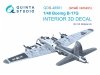 Quinta Studio QDS-48561 Boeing B-17G 3D-Printed & coloured Interior on decal paper (HK models) (small version) 1/48